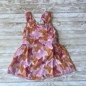 Kate Quinn Butterfly Piped Pinafore Dress